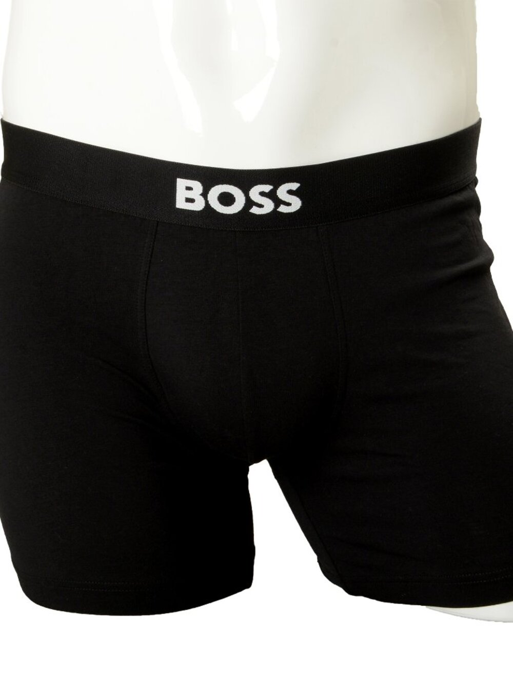 Hugo Boss Men's Logo Stripe Black Boxer Brief Underwear US M IT 50